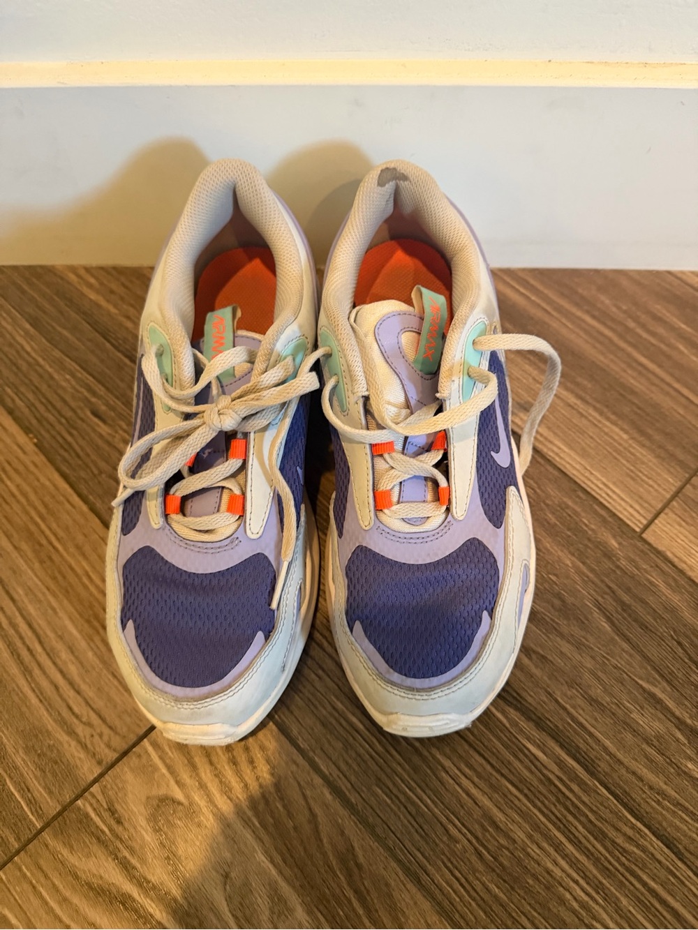 Nike Kids Sneakers in Purple, White and Orange